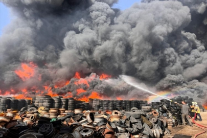 Ankara Hurdacılar Sitesi'nde yangın