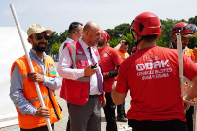 Bursa'da kapsamlı deprem tatbikatı: Yerel destek ekipleri seferber oldu