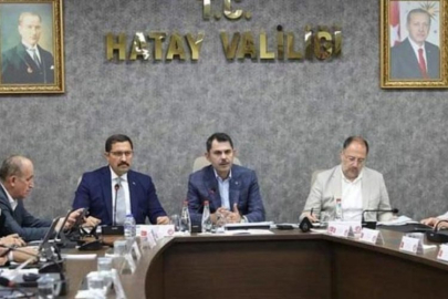 Bakan Kurum Malatya ve Kahramanmaraş'ın ardından Hatay'a geldi