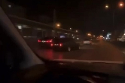 Bursa'da yarışan araçlar trafikte dehşet saçtı