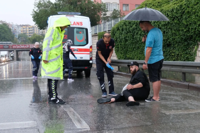 Konya'da sağanak kazaya neden oldu