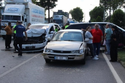 Samsun-Ordu karayolunda 5 araç birbirine girdi!