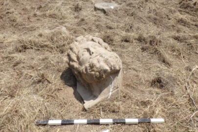 Aphrodisias'ta benzersiz bir eser: Kolosal Zeus Başı