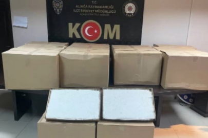 İzmir'de sigara kaçakçılarına operasyon