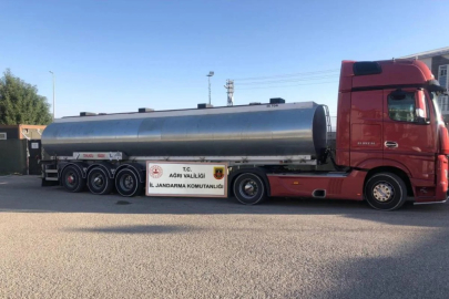 Ağrı'da 13 ton 700 litre kaçak akaryakıt ele geçirildi