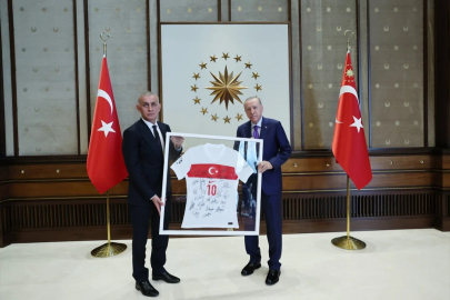 ������brahim Hacıosmanoğlu, Cumhurbaşkanı Recep Tayyip Erdoğan'ı ziyaret etti