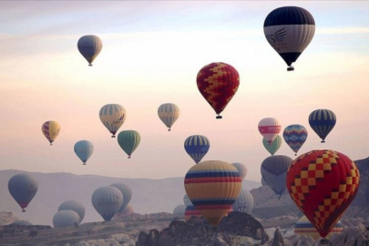 Kapadokya'da balon turları iptal edildi!