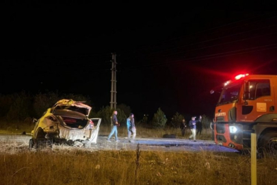 Bolu'da feci kaza: 2 ağır yaralı