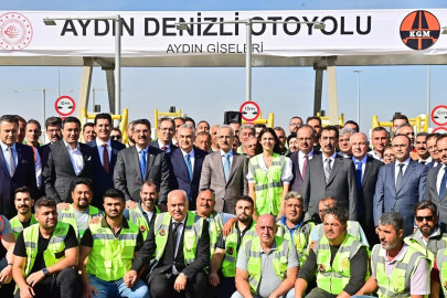 Aydın-Denizli Otoyolu hizmete açıldı: Bakan Uraloğlu açılışa katıldı