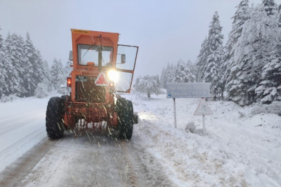 Kastamonu'da kar yağışı hayatı felç etti