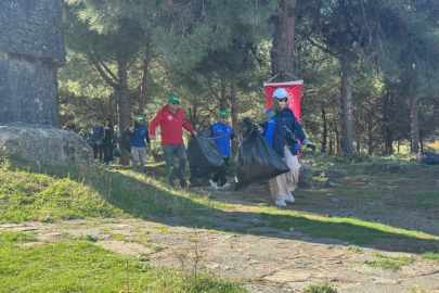 Bursa ormanlarında temizlik etkinliği!