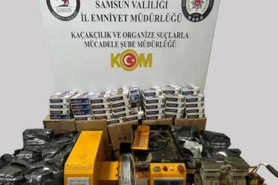 Samsun'da 20 bin adet makaron ele geçirildi