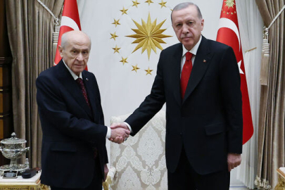 Cumhurbaşkanı Erdoğan, Bahçeli ile görüşüyor