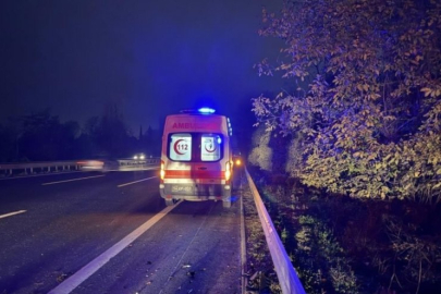 Sakarya'da otomobil şarampole yuvarlandı!