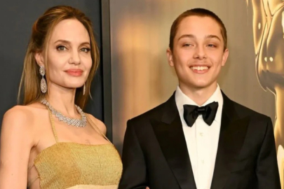 Angelina Jolie'nin oğlu Knox Jolie-Pitt annesiyle davete katıldı!