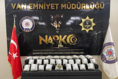 Van'da metruk binada 12 kilo 900 gram esrar ele geçirildi