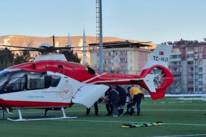 Ambulans helikopter 17 yaşındaki genç için havalandı!