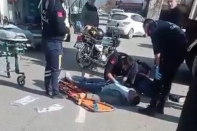 Elazığ'da motosiklet ile kamyonet çarpıştı, 2 yaralı!