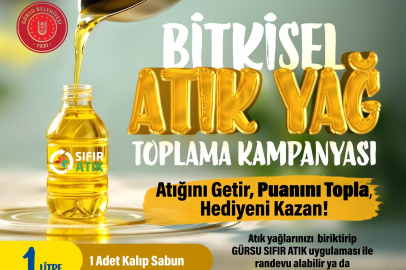 Gürsu’da Atık Yağ Toplama Kampanyası