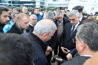 Sağlık Bakanı Memişoğlu, helikopter kazasının yaşandığı bölgede incelemelerde bulundu