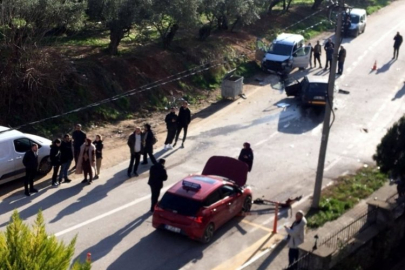 Bursa'da kafa kafaya çarpıştılar