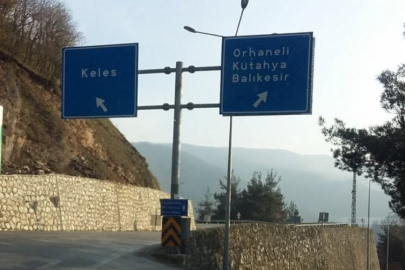 Bursa'da Orhaneli yolunu kullanacaklar dikkat! Yapım çalışması...