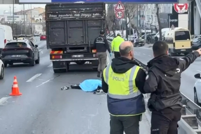 İstanbul'da motosiklet sürücüsünün acı ölümü